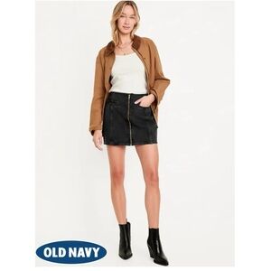 Old Navy Black Denim Skirt